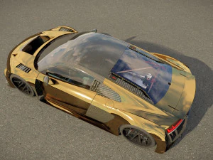 Audi R8 tuned 3D Model
