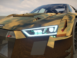 Audi R8 tuned Model 3D