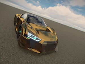 Audi R8 tuned Model 3D