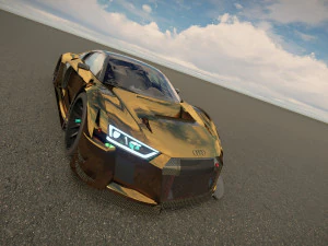 Audi R8 tuned 3D Model