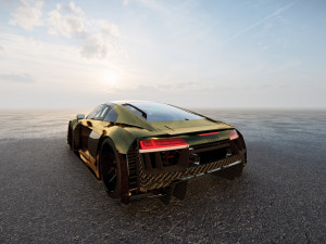 Audi R8 tuned Model 3D