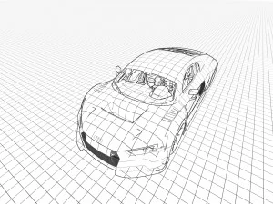 Audi R8 tuned 3D Model