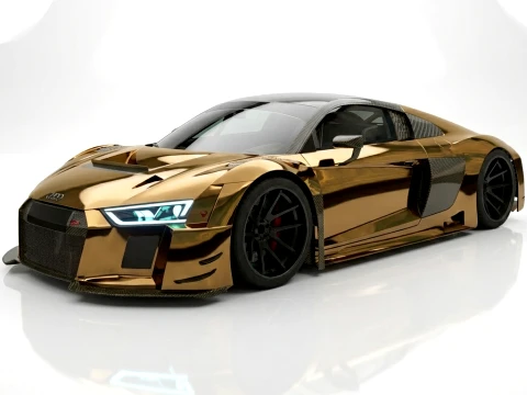 Audi R8 sintonizado Modelo 3D