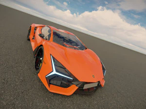 Lambo rghini Revuelto 2023 3D Model