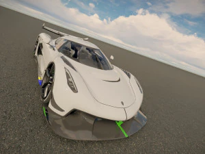 Koenigsegg Jesko Protto 3D Model