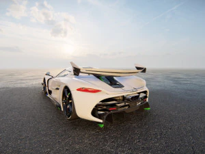 Koenigsegg Jesko Protto 3D Model