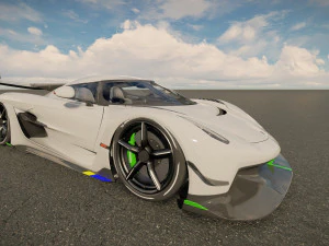Koenigsegg Jesko Protto 3D Model