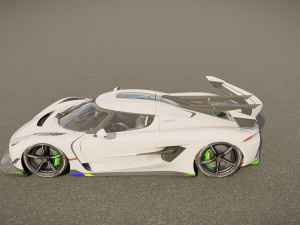 Koenigsegg Jesko Protto Modèle 3D