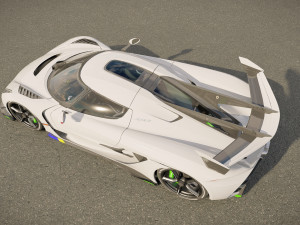 Koenigsegg Jesko Protto Modèle 3D