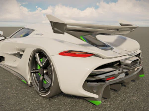 Koenigsegg Jesko Protto 3D Model