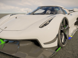 Koenigsegg Jesko Protto Modèle 3D