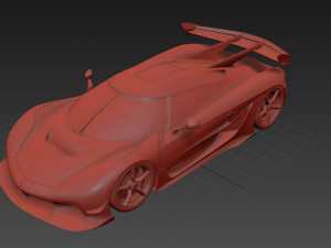 Koenigsegg Jesko Protto Modèle 3D