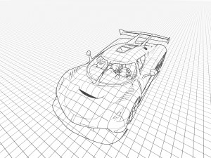 Koenigsegg Jesko Protto Modèle 3D