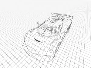 Koenigsegg Jesko Protto 3D Model