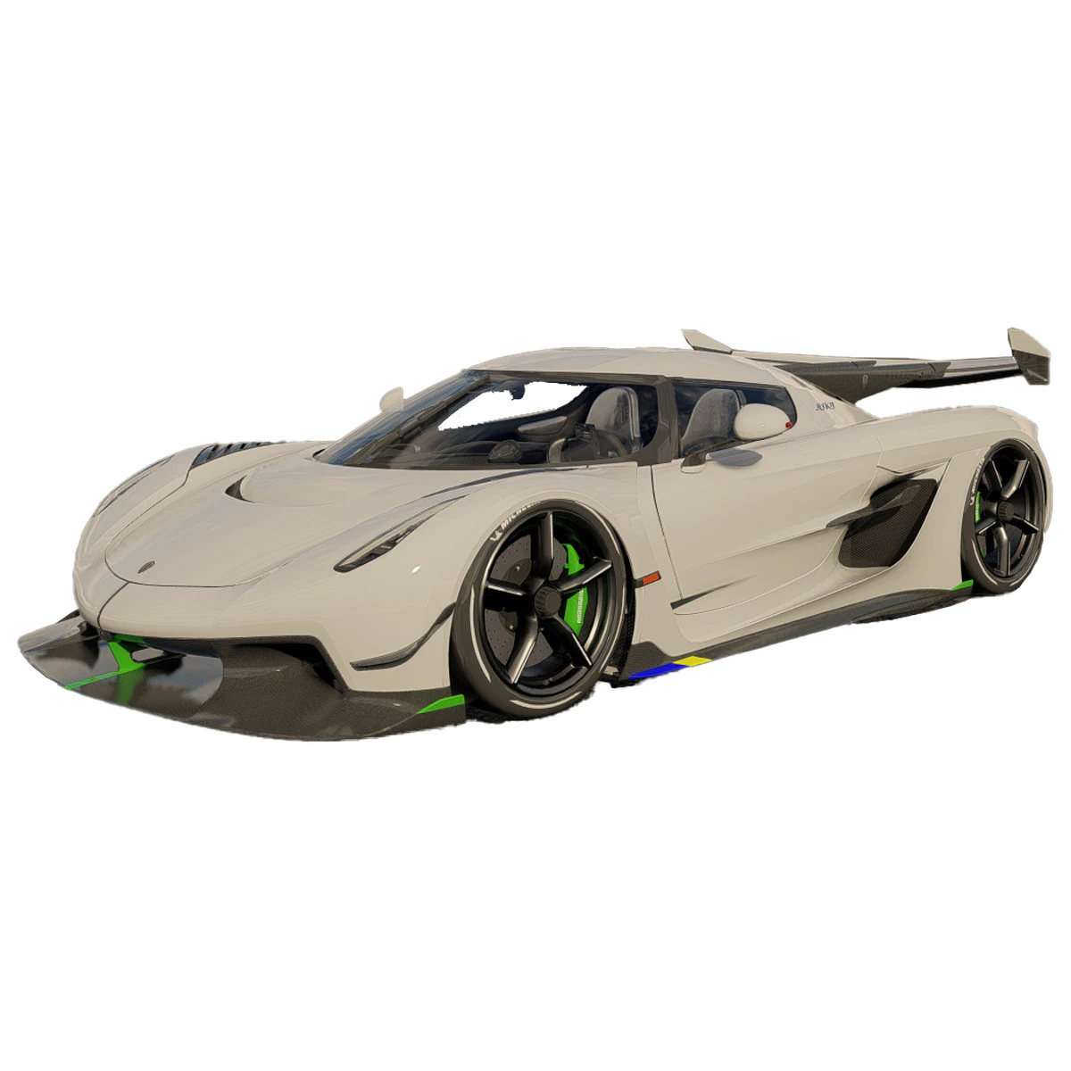 Koenigsegg Jesko Protto 3D Model .c4d .max .obj .3ds .fbx .stl .blend 