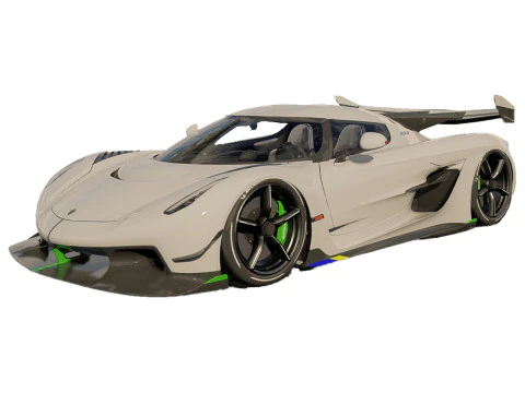 ケーニグセグ ジェスコ プロット 3Dモデル