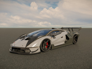 Lambo rghini Essenza SCV12 3D-Modell