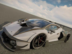 Lambo rghini Essenza SCV12 3D Model