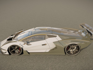 Lambo rghini Essenza SCV12 3D-Modell