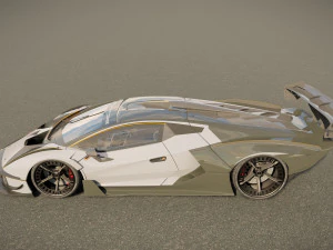 Lambo rghini Essenza SCV12 3D Model
