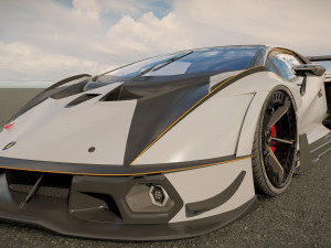 Lambo rghini Essenza SCV12 3D-Modell