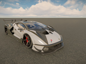 Lambo rghini Essenza SCV12 3D-Modell