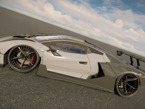 Lambo rghini Essenza SCV12 3D-Modell