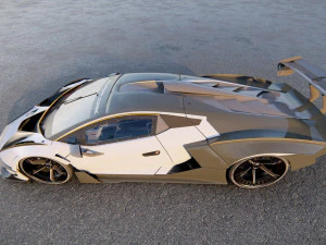 Lambo rghini Essenza SCV12 3D Model