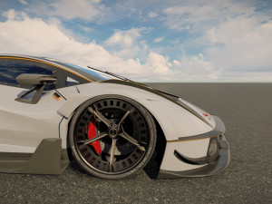 Lambo rghini Essenza SCV12 3D-Modell
