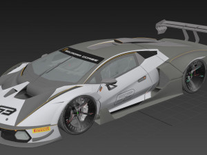 Lambo rghini Essenza SCV12 3D-Modell