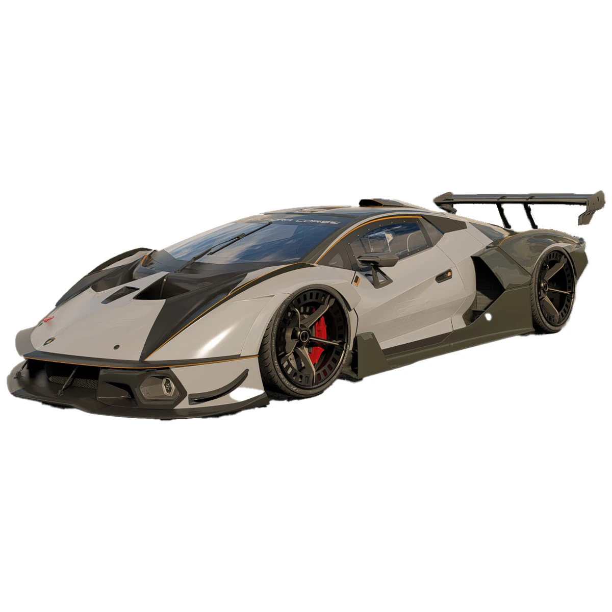 Lambo rghini Essenza SCV12 3D Model .c4d .max .obj .3ds .fbx .stl .blend 