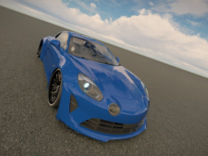 Alpine A110 3Dモデル