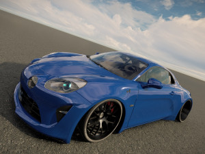 Alpine A110 3Dモデル