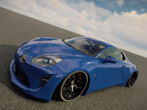 Alpine A110 3D Model