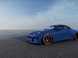 Alpine A110 3Dモデル