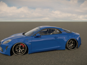 Alpine A110 3Dモデル