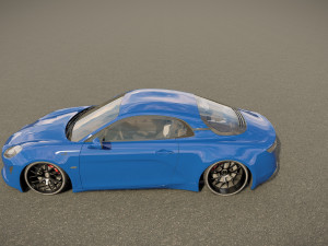 Alpine A110 3Dモデル