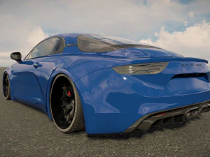 Alpine A110 3D Model