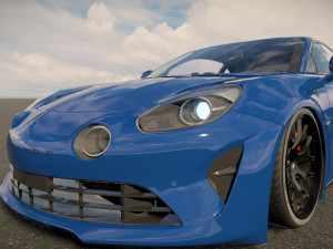 Alpine A110 3Dモデル