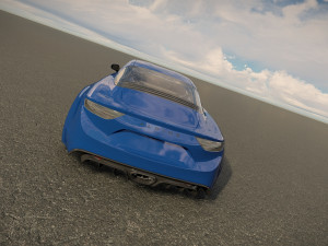 Alpine A110 3Dモデル