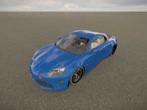 Alpine A110 3Dモデル