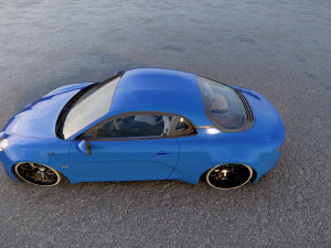 Alpine A110 3Dモデル