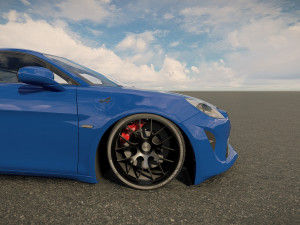 Alpine A110 3Dモデル