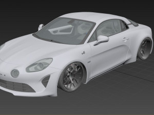 Alpine A110 3Dモデル