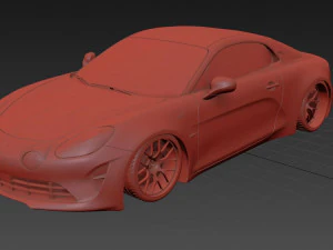 Alpine A110 3D Model