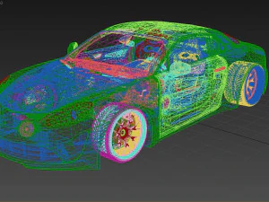 Alpine A110 3D Model