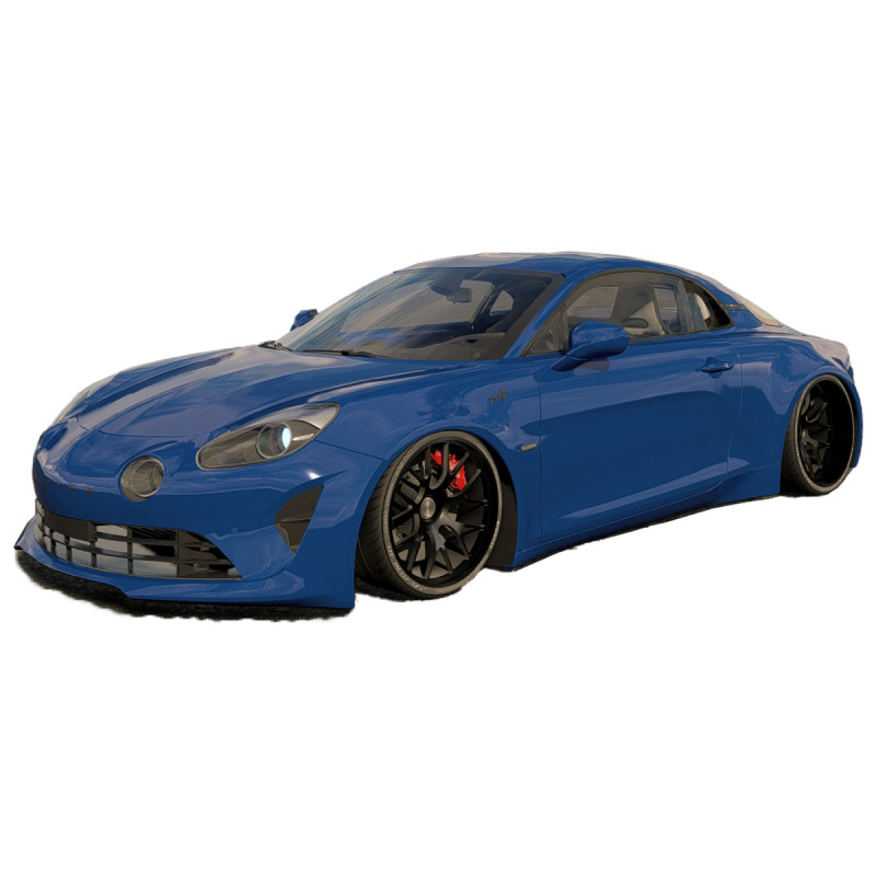Alpine A110 3Dモデル .c4d .max .obj .3ds .fbx .stl .blend 