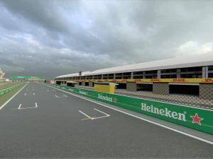 Canadian Montreal F1 Grand Prix 3D Model