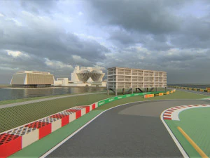 Canadian Montreal F1 Grand Prix 3D Model