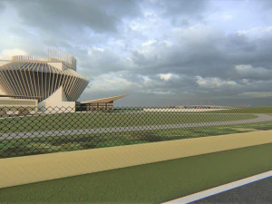 Canadian Montreal F1 Grand Prix 3D Model
